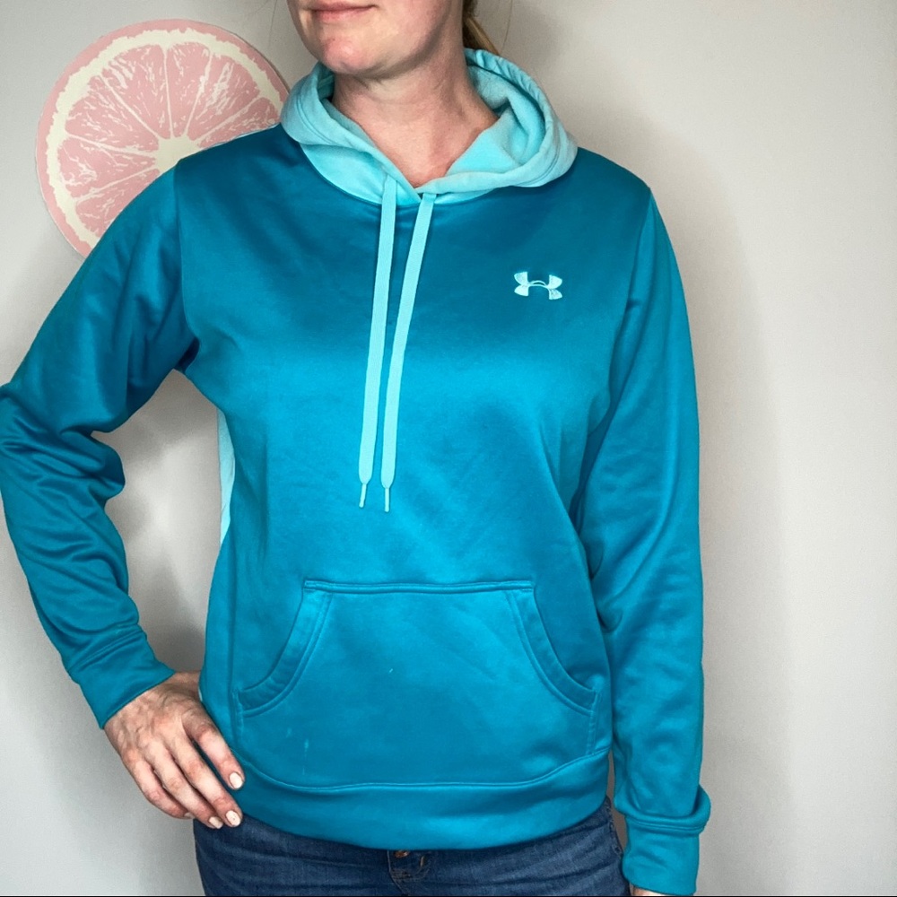 Under Armour hooded sweatshirt two tone medium